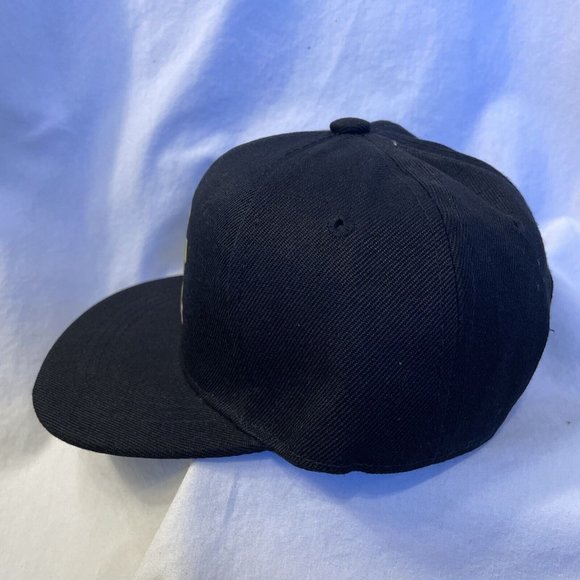 Roblox Blocky Youth Black Snapback Gaming Anime Cartoon Hat Cap - Picture 4 of 13